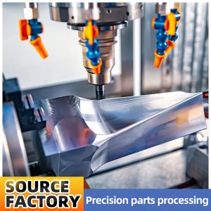 Fire-aksede bearbejdningsdele